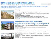 Tablet Screenshot of norrbacka-eh.se